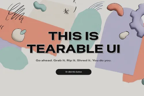 Tearable UI